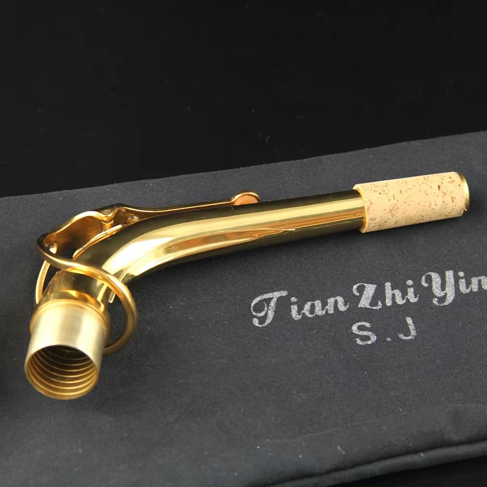 Musical Instrument Logo - Alto Saxophone Customizable Logo Curved Neck
