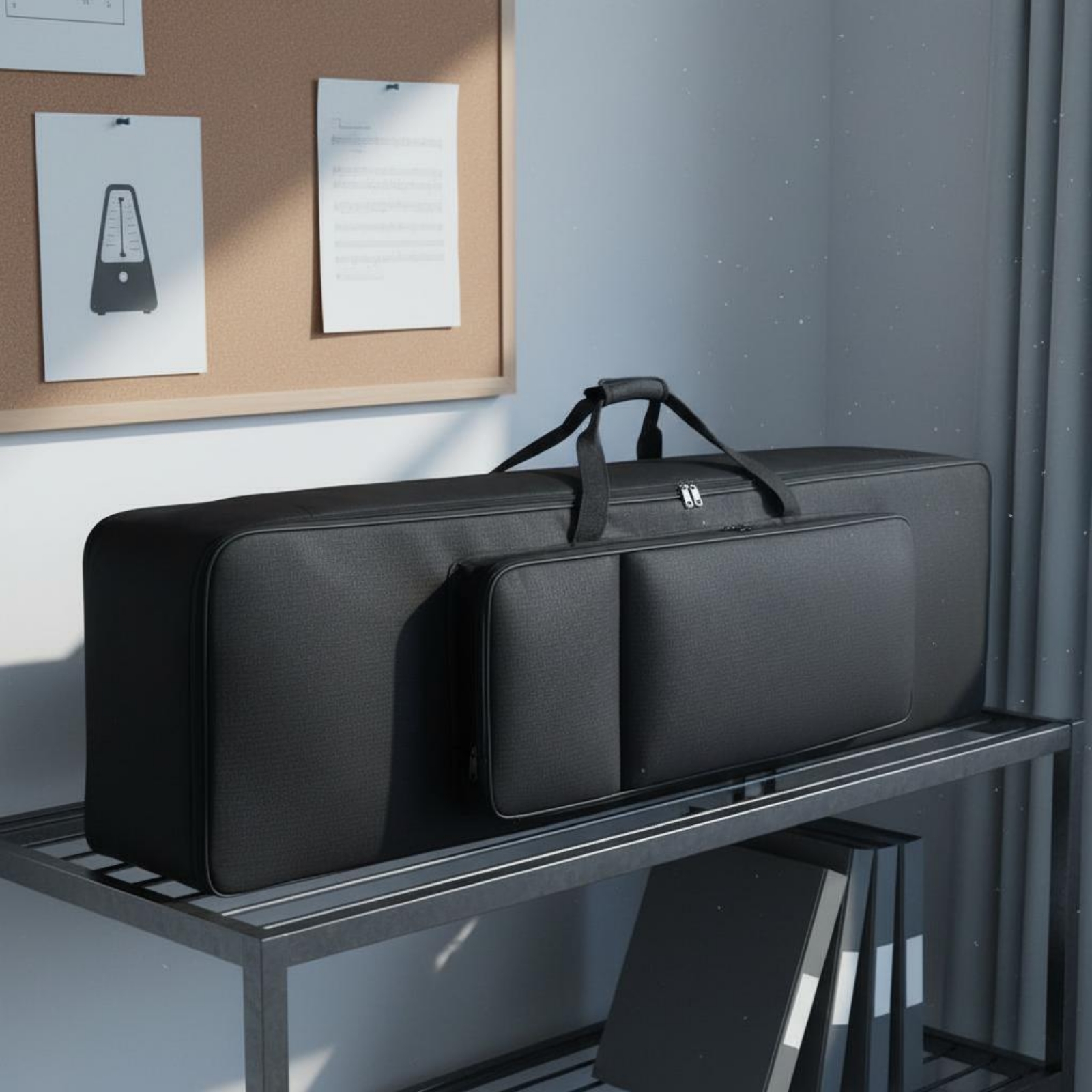 Musical Instrument Bag - 88-Key Keyboard Bag Carry Handles 88