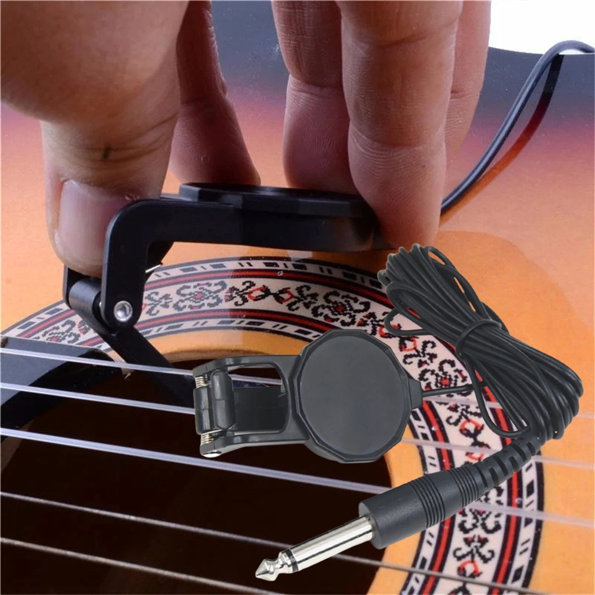 Musical Instrument Violin - Audio Jack Clip On Pickup/2.5 M