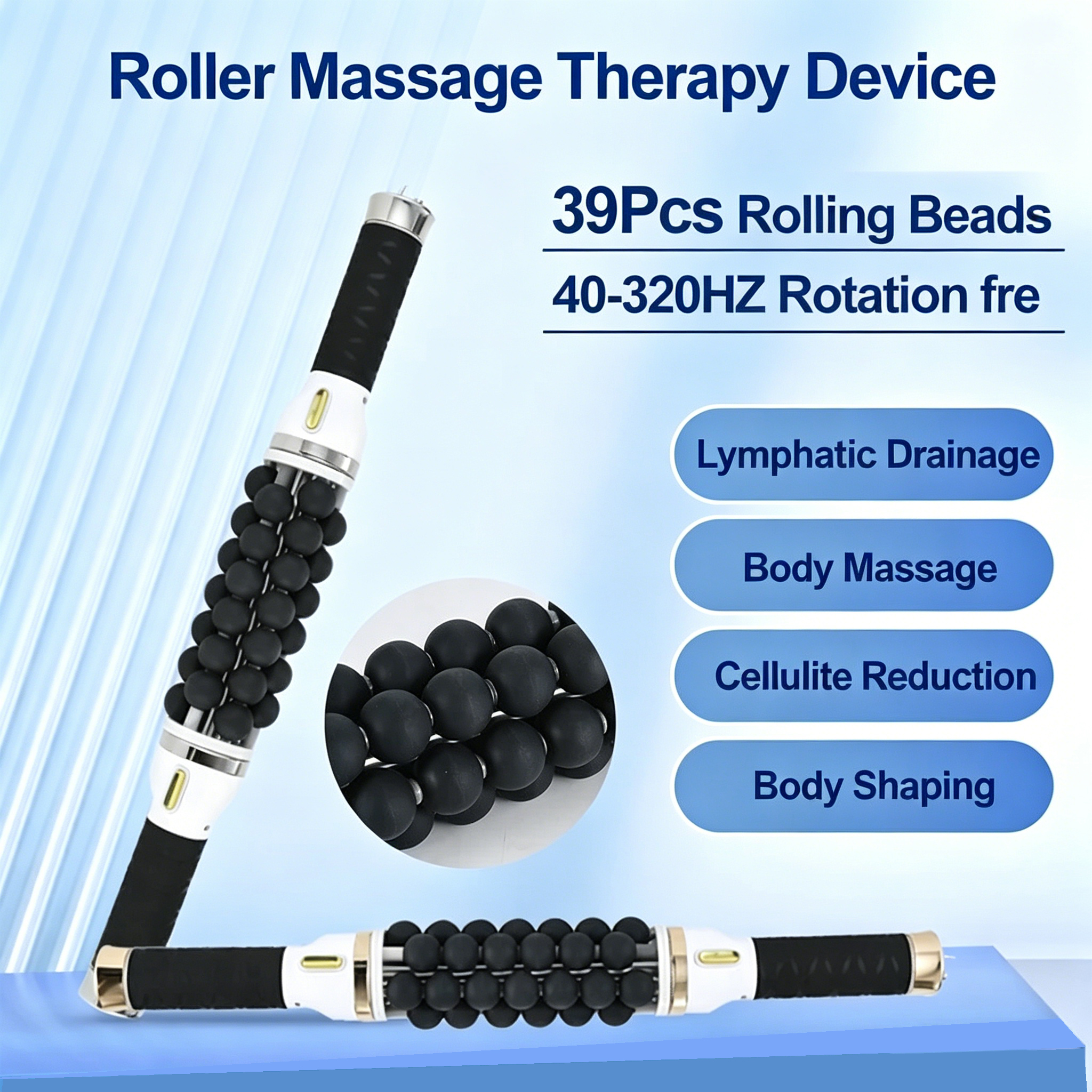 Vibraslap Percussion - New 40W High Frequency Rolling Bead