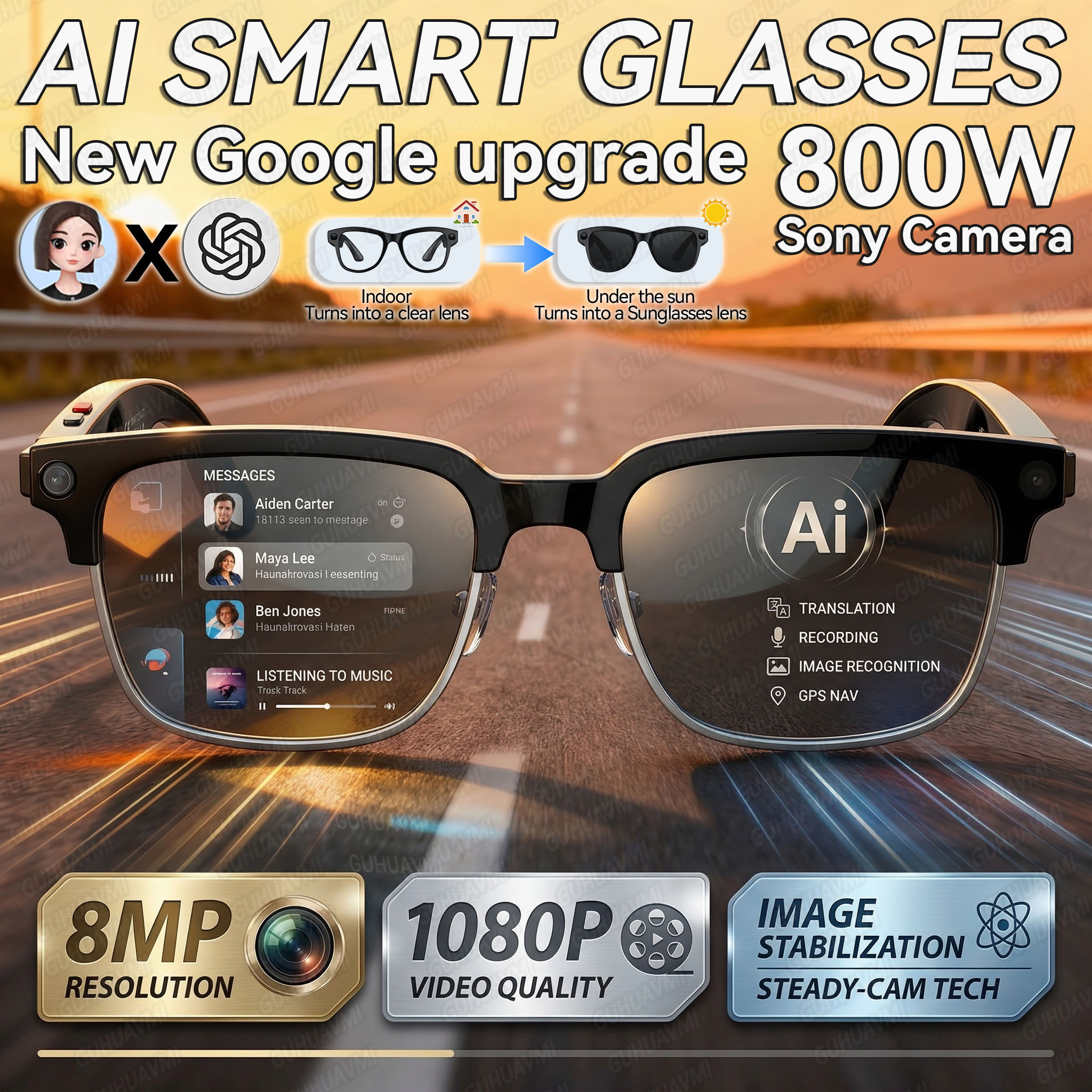 Musical Instrument Japanese - 2026New AI Smart Glasses 120+Language Translation