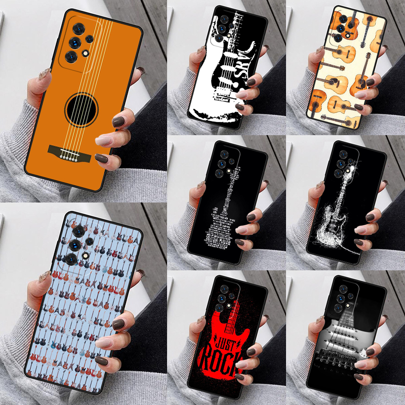 Musical Instrument Logo - Rock Music Instrument Guitar Phone Case