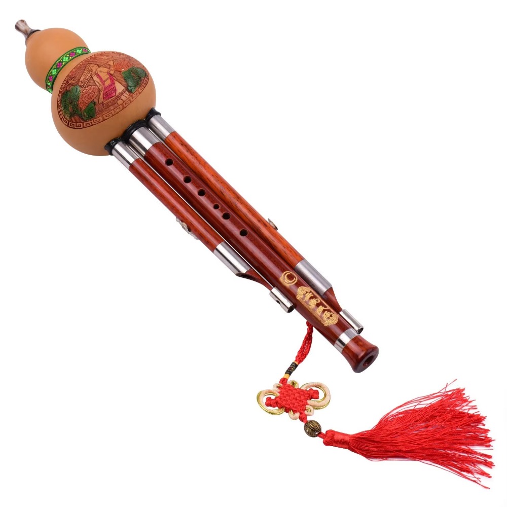 Musical Instrument Of - 3-Tone C Key Hulusi Gourd Flute