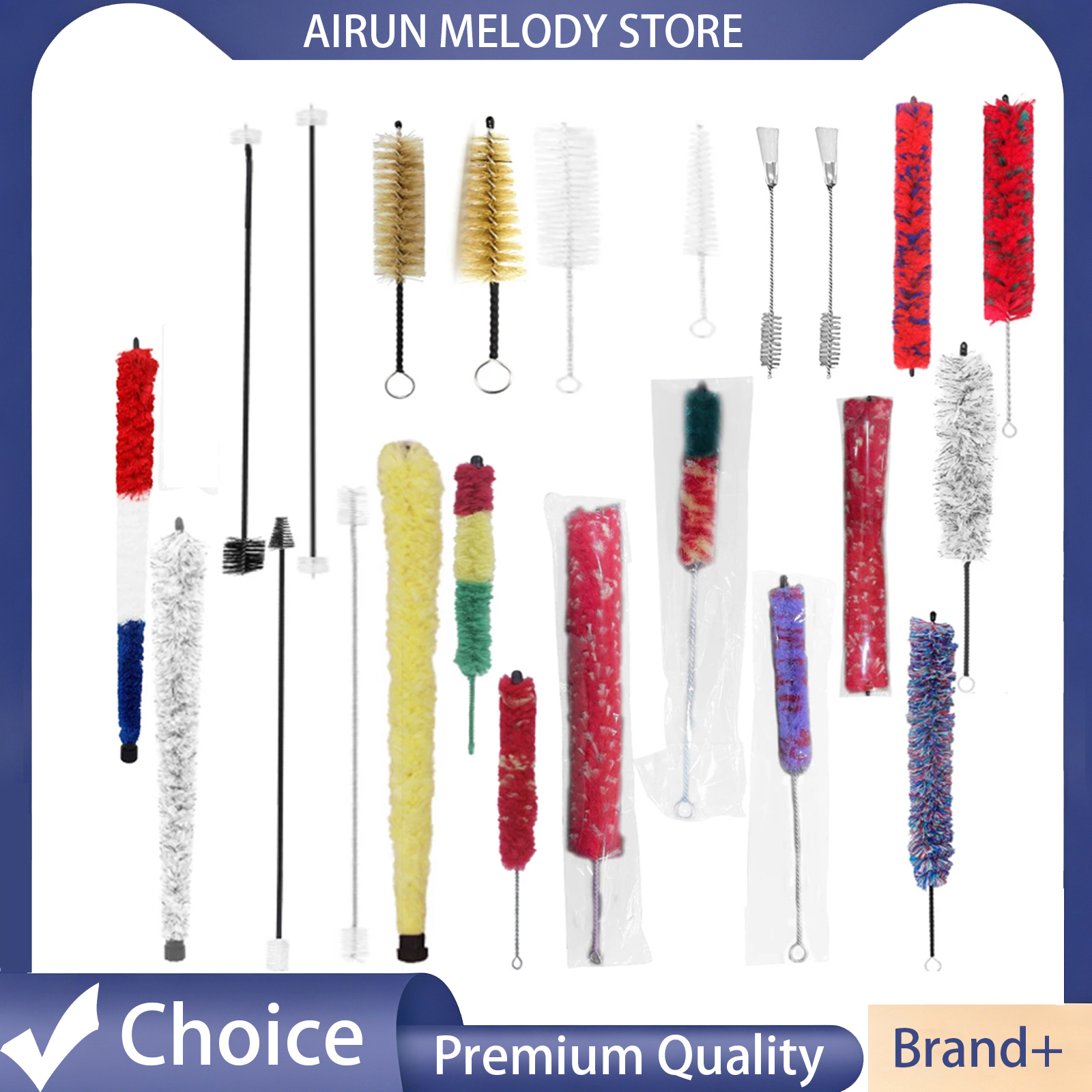 Musical Instrument Cornet - Instrument Ceaning Brush Colourful Musical Instruments