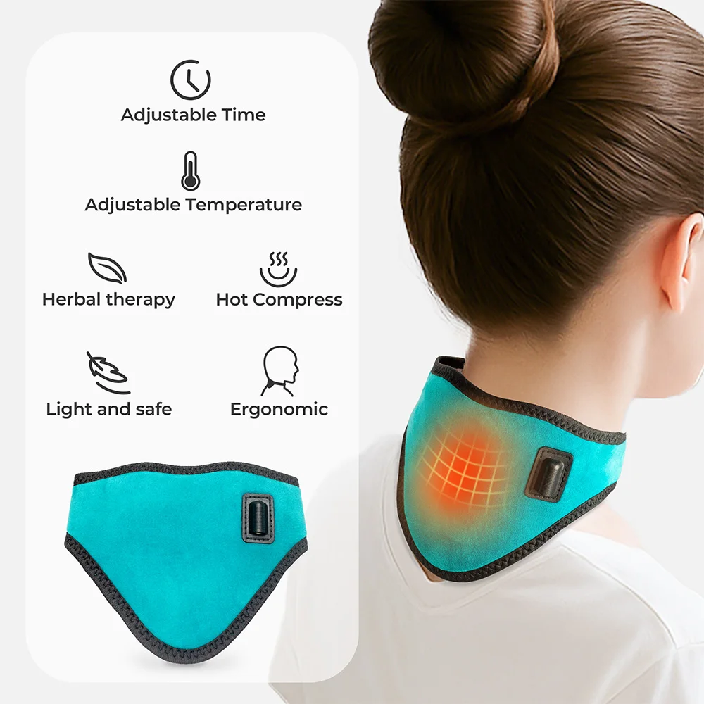 Vibraslap Percussion - Electric Heating Neck Brace Reliever Neck