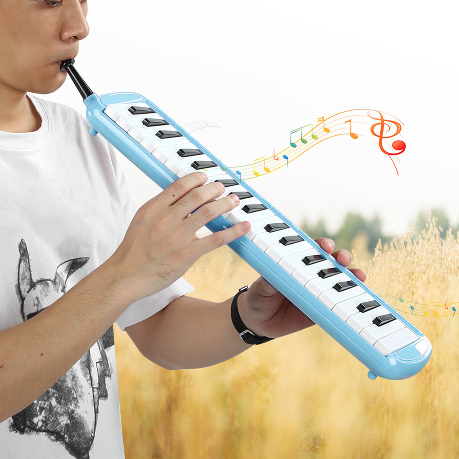 Musical Instrument Reed - Melodica 37 Key Wind Musical Instrument