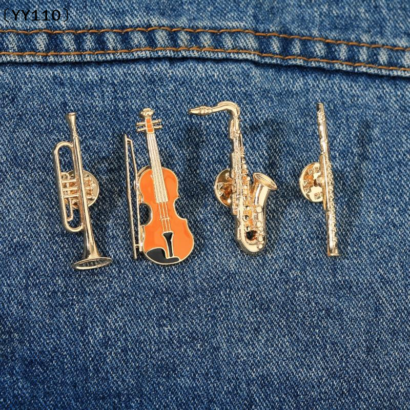 Musical Instrument In Orchestra - 1Pcs Symphony Orchestra Badge Funny Musical