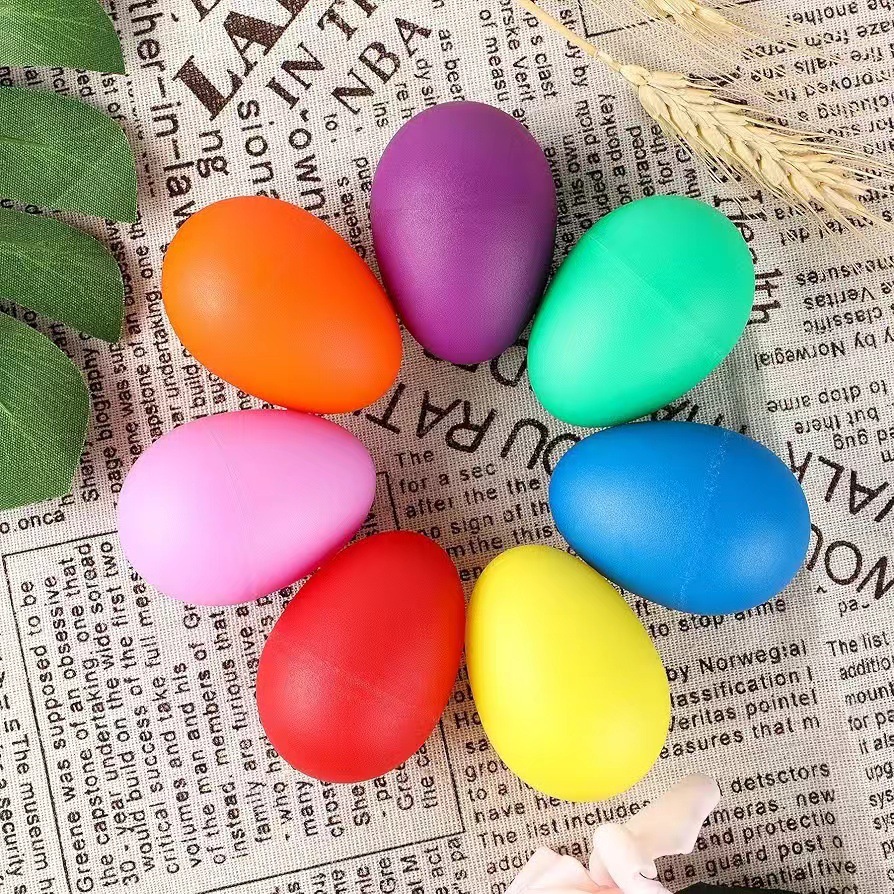Musical Instrument Games - 2Pcs Egg Shakers Plastic Percussion Musical
