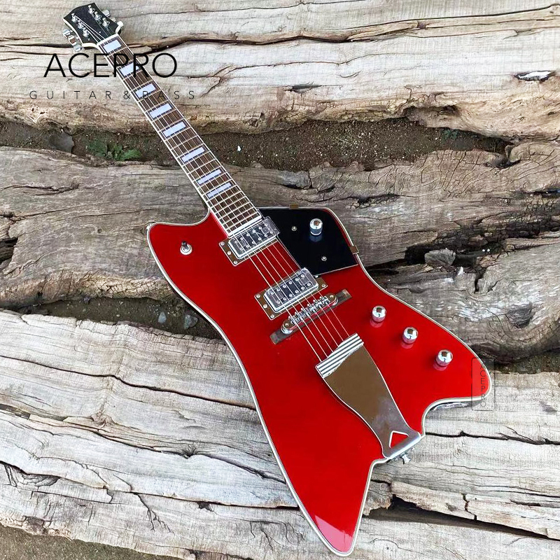 Musical Instrument Logo - Custom BillyBo Jupiter Electric Guitar, Metallic