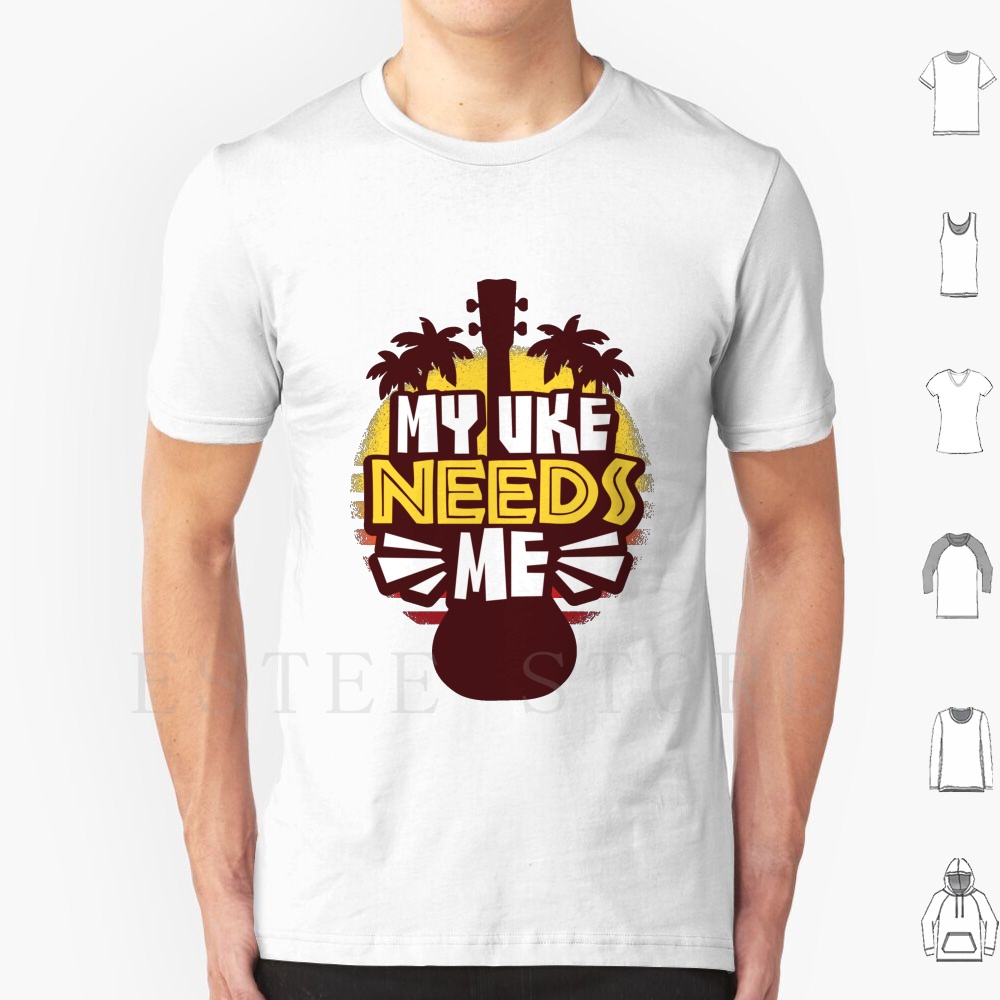 Musical Instrument Hawaii - Ukulele T Shirt DIY Big Size