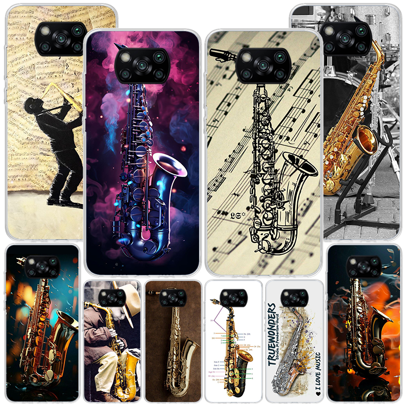Musical Instrument Logo - Music Saxophone Instrument Phnoe Case for
