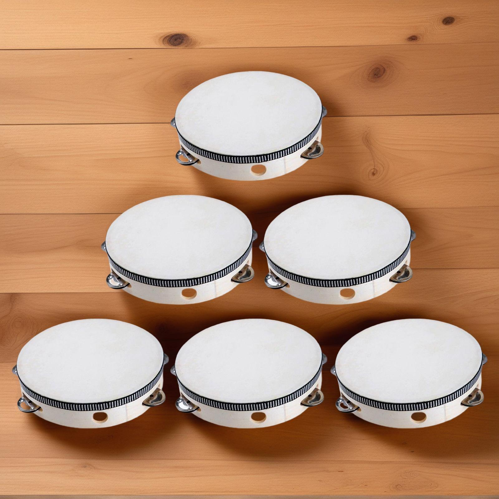 Musical Instrument Games - Tambourine for Church 6 Inch Hand