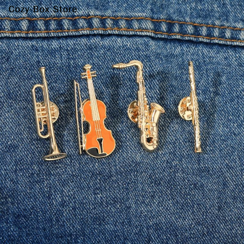 Musical Instrument In Orchestra - [ZY]1Pcs Symphony Orchestra Badge Funny Musical