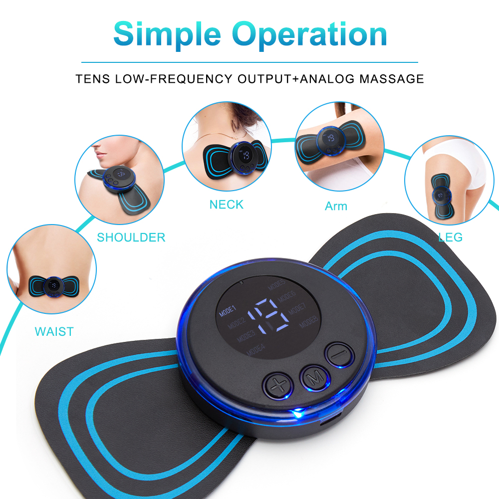 Mini Massage Patches with 8 Ma - Vibraslap Percussion recension och pris