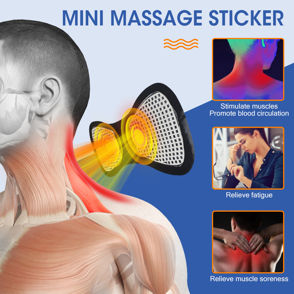 Mini Massage Patches with 8 Ma - Vibraslap Percussion recension och pris
