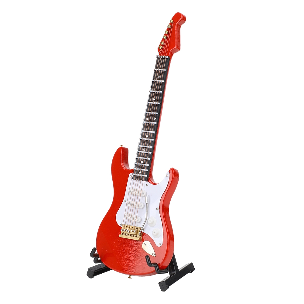 Miniature Red Electric Guitar  - Musical Instrument Of recension och pris