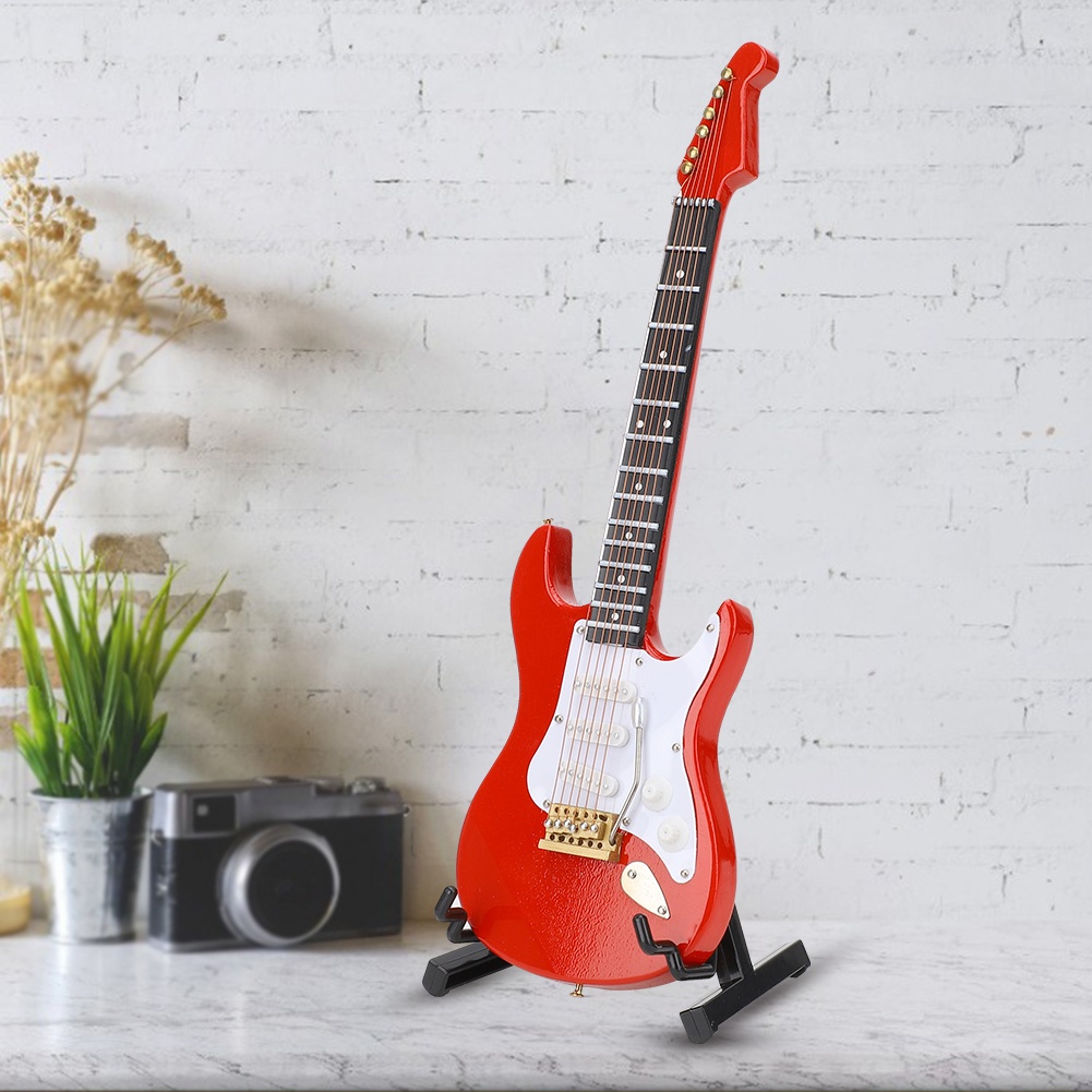 Miniature Red Electric Guitar  - Musical Instrument Of recension och pris