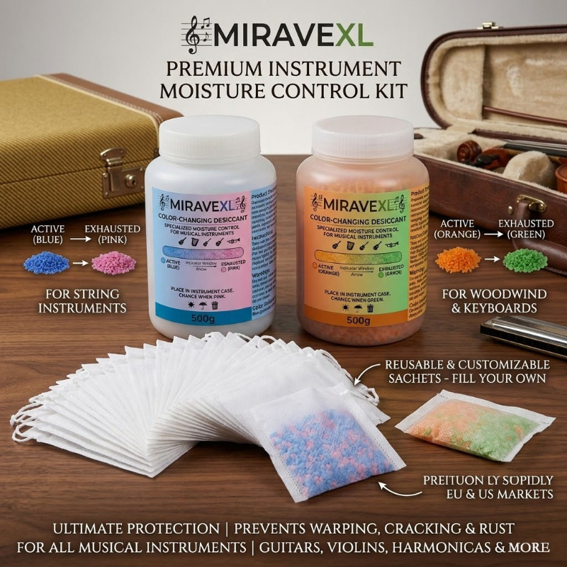 MIRAVEXL Color Change Silica G - Musical Instrument Violin recension och pris