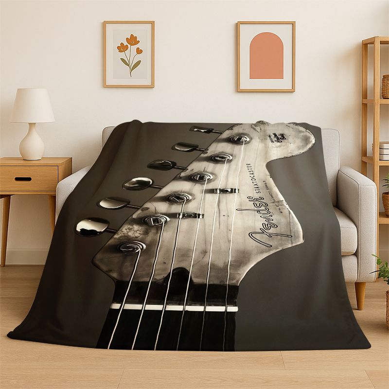 Retro Fender Guitar Logo Instr - Musical Instrument Logo recension och pris