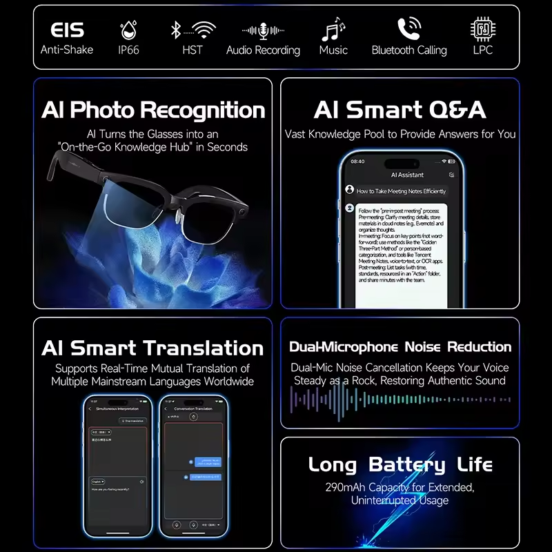 2026New AI Smart Glasses 120+L - Musical Instrument Japanese recension och pris