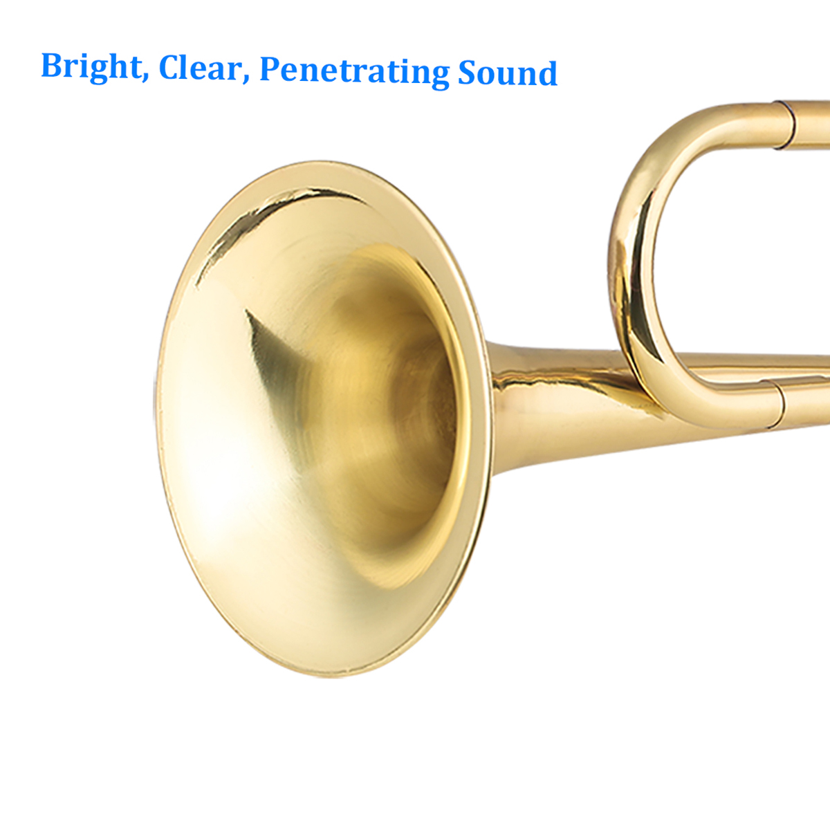 Brass C Bugle Call Gold-Plated - Musical Instrument Cornet recension och pris
