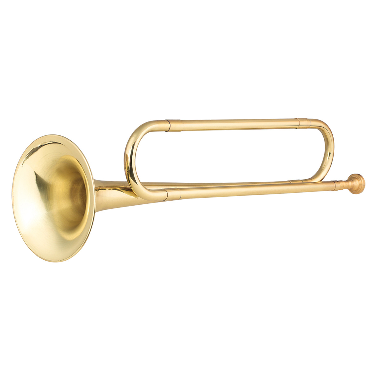 Brass C Bugle Call Gold-Plated - Musical Instrument Cornet recension och pris