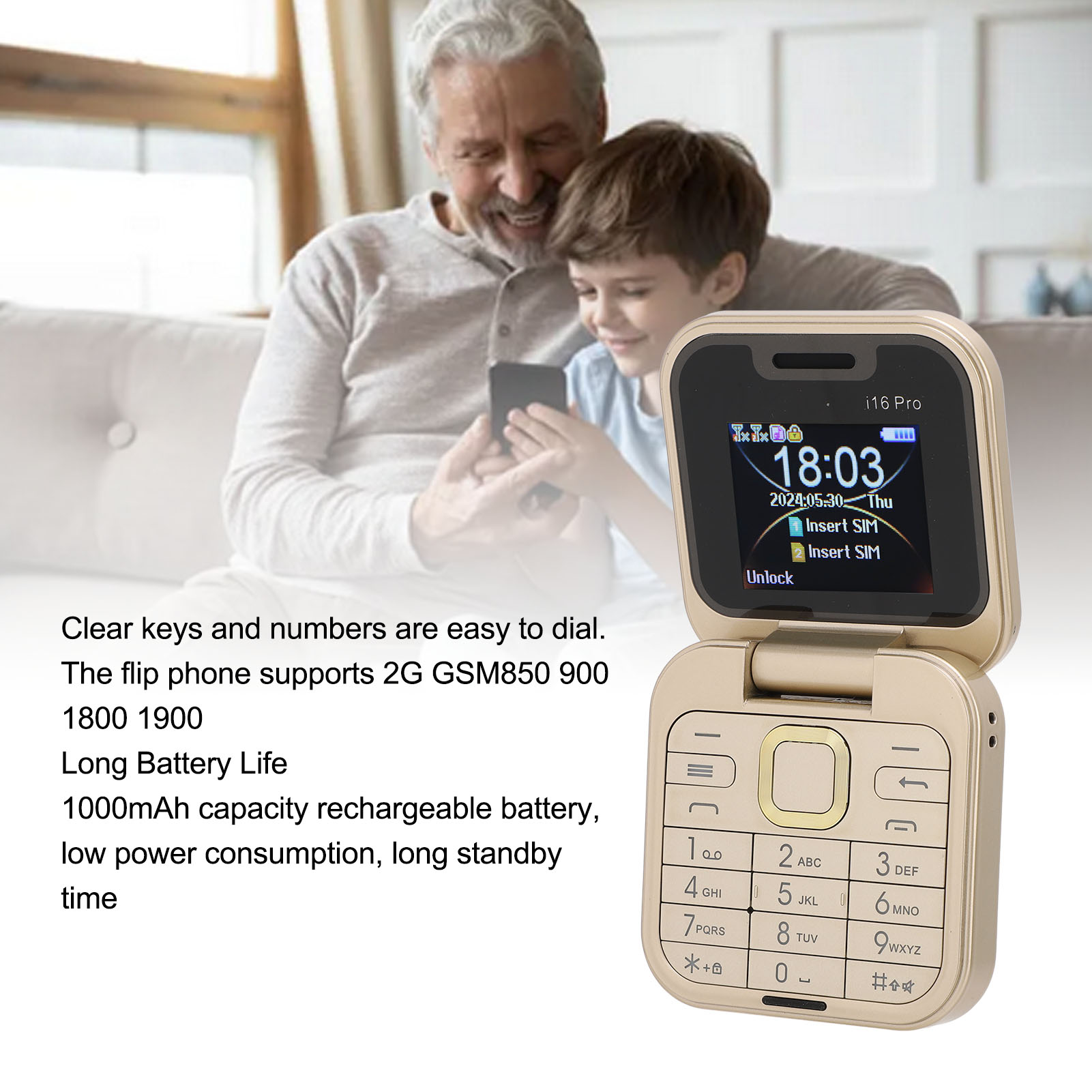 2G Big Buttons  Phone Support  - Musical Instrument Japanese recension och pris