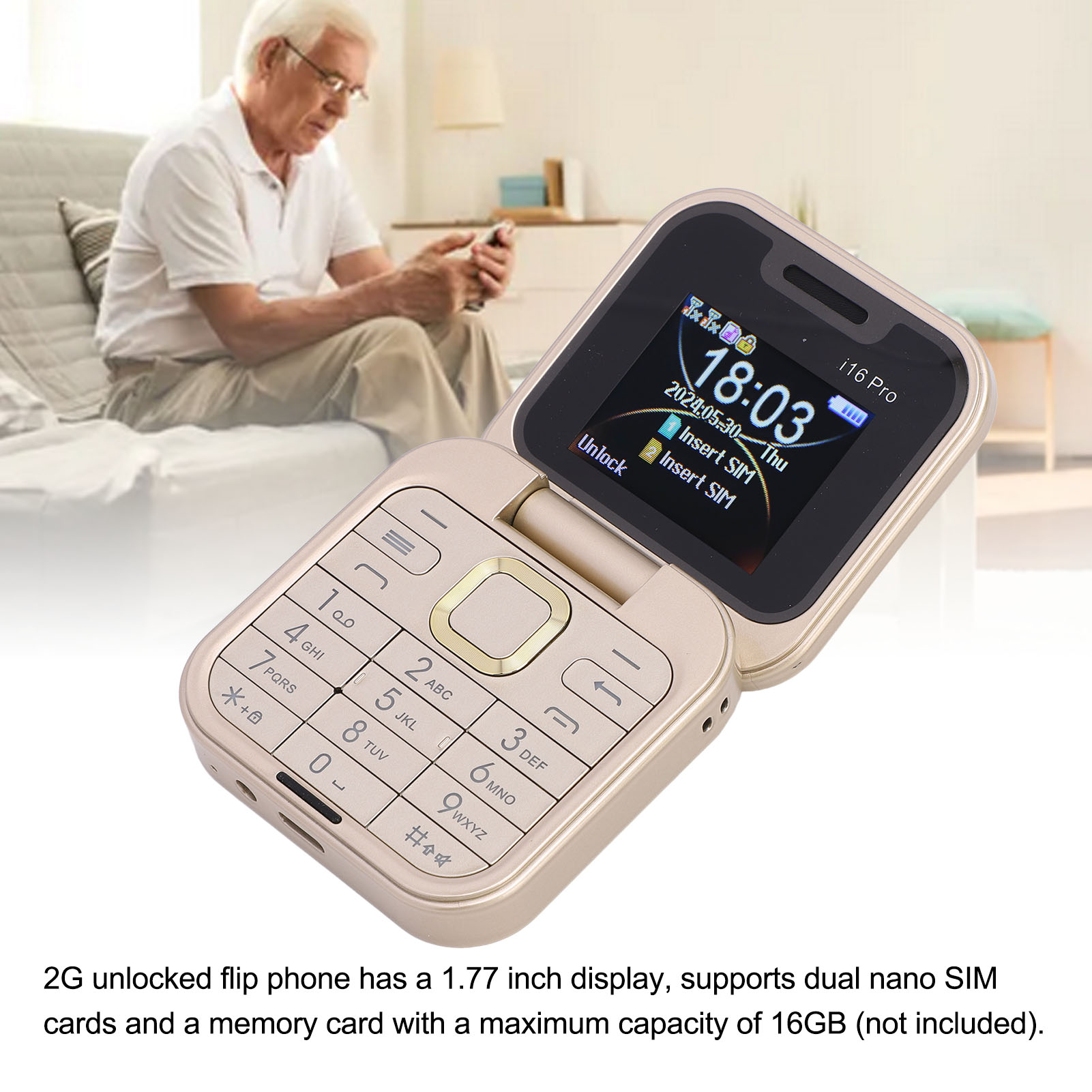 2G Big Buttons  Phone Support  - Musical Instrument Japanese recension och pris