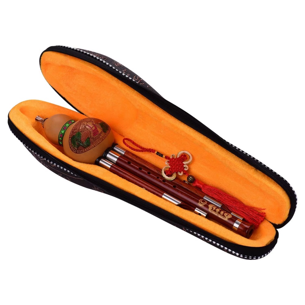 3-Tone C Key Hulusi Gourd Flut - Musical Instrument Of recension och pris