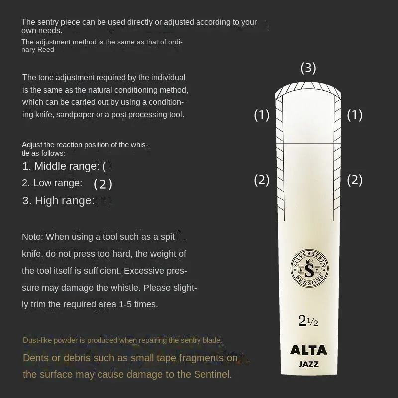 Baritone Upper Bass Reed, Silv - Musical Instrument Reed recension och pris