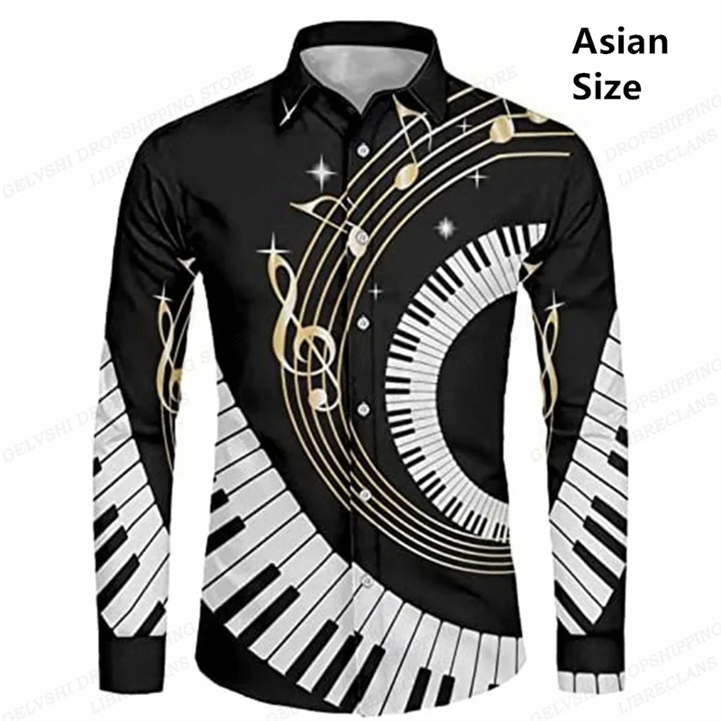 Black Long Sleeve Hawaiian Men - Musical Instrument Hawaii recension och pris