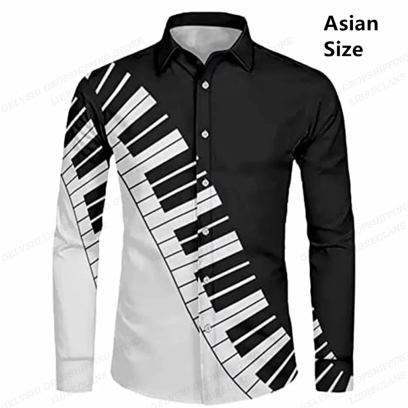Black Long Sleeve Hawaiian Men - Musical Instrument Hawaii recension och pris
