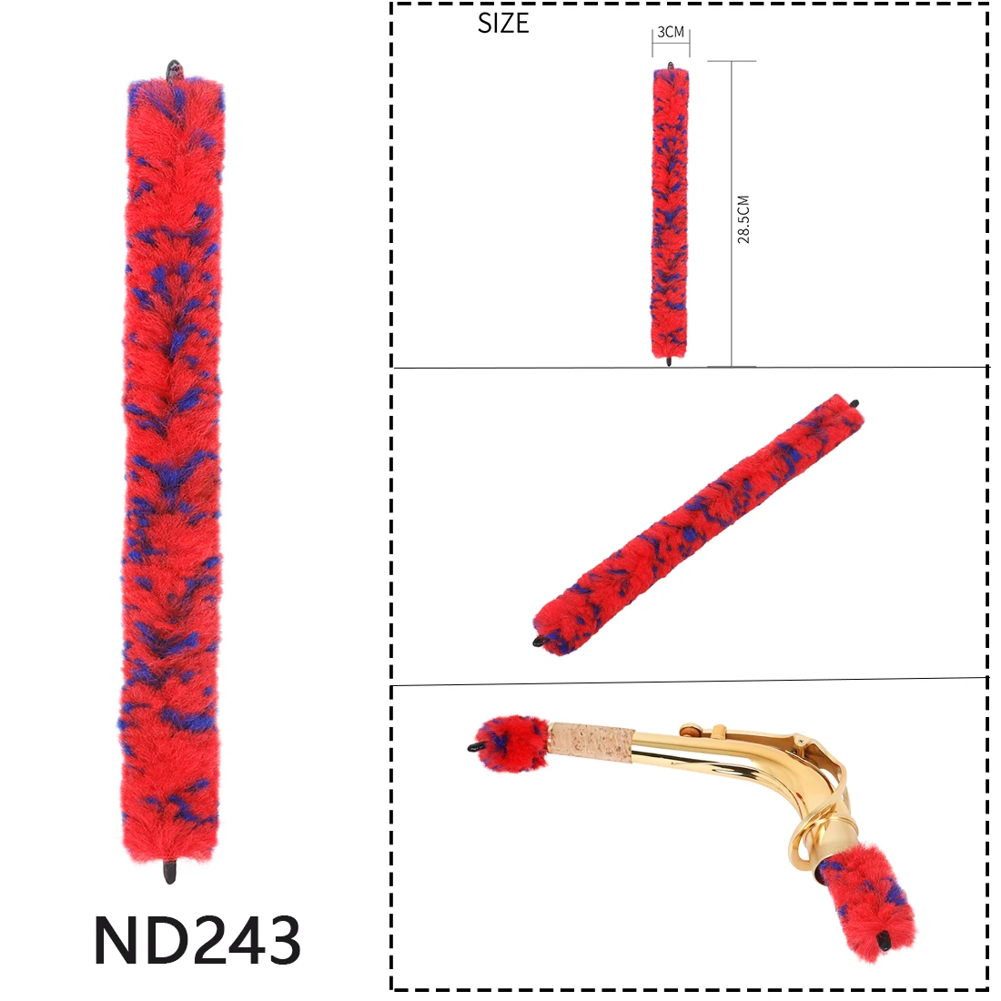 Instrument Ceaning Brush Colou - Musical Instrument Cornet recension och pris