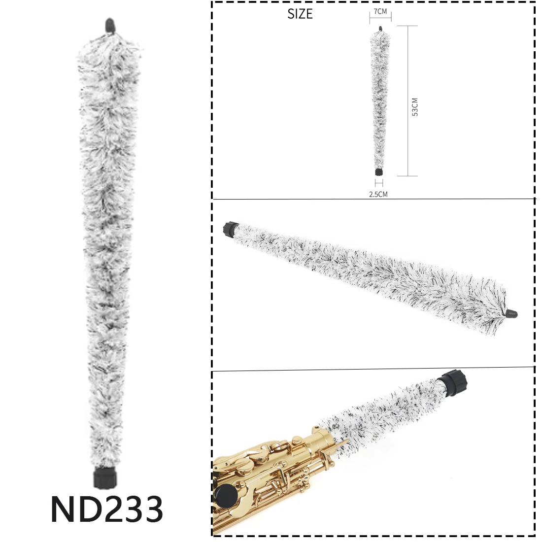 Instrument Ceaning Brush Colou - Musical Instrument Cornet recension och pris