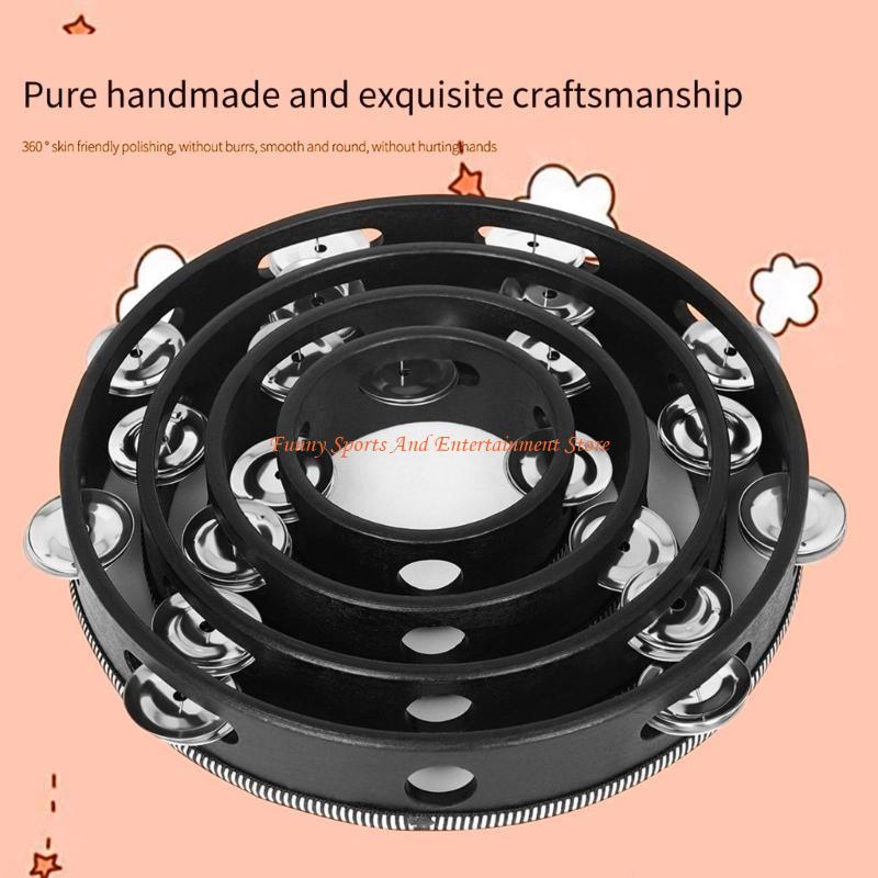 C4DE 4pcs Double Row Bells Tam - Musical Instrument Games recension och pris