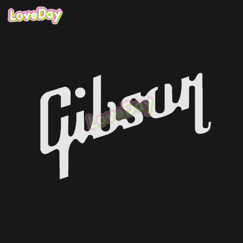 Gibson Logo Sticker Decal Viny - Musical Instrument Logo recension och pris