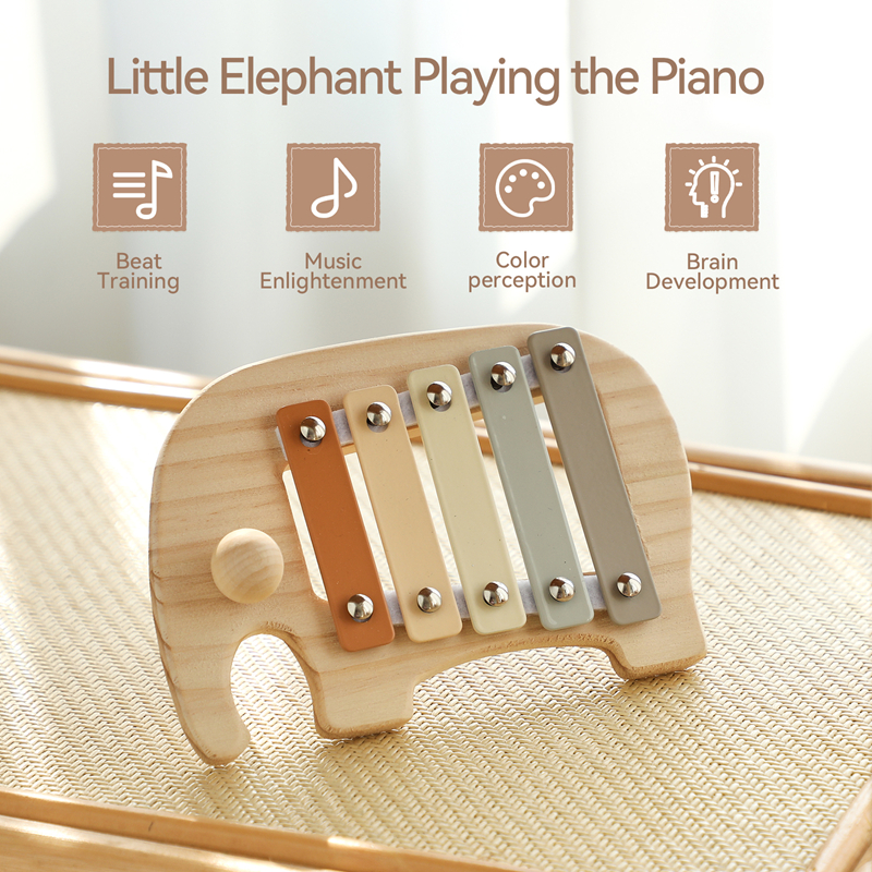 Baby Montessori Toy Cartoon El - Musical Instrument Games recension och pris
