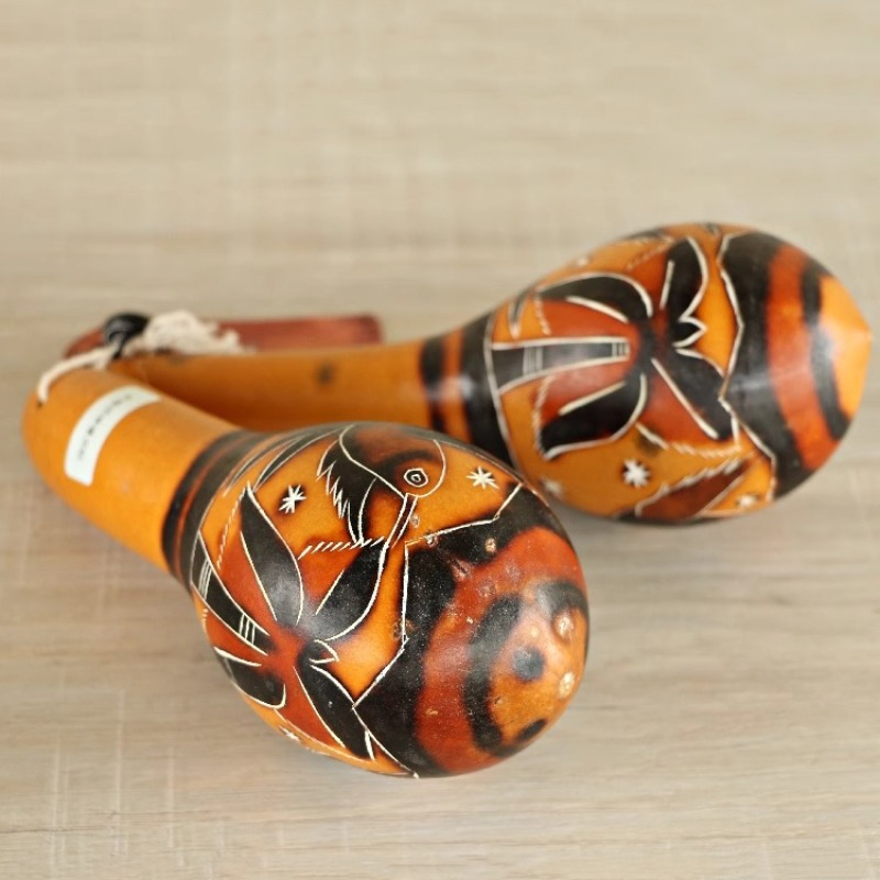 Africa Maraca Children Wooden  - Musical Instrument Of Africa recension och pris