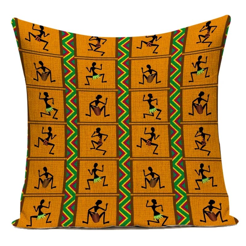 Retro African Woman Cushion Co - Musical Instrument Of Africa recension och pris