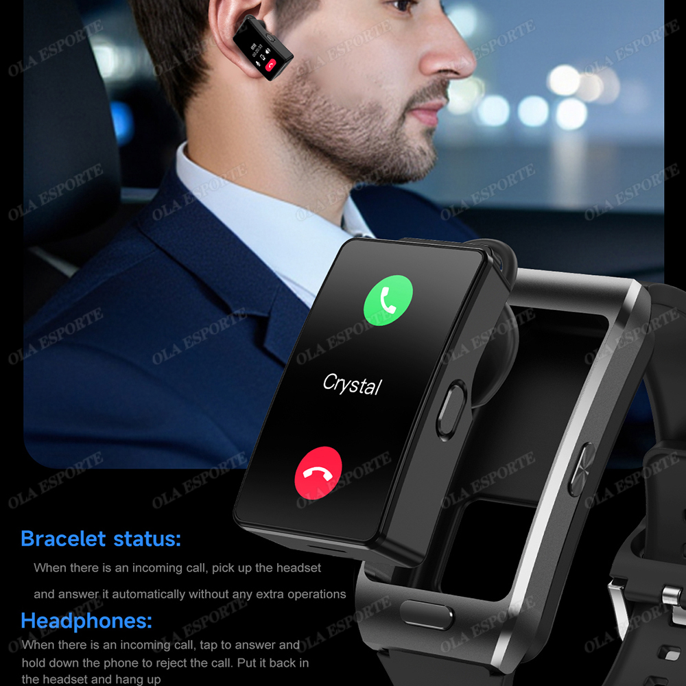 2 in 1 Smart Watch Earphone Ca - Musical Instrument Japanese recension och pris