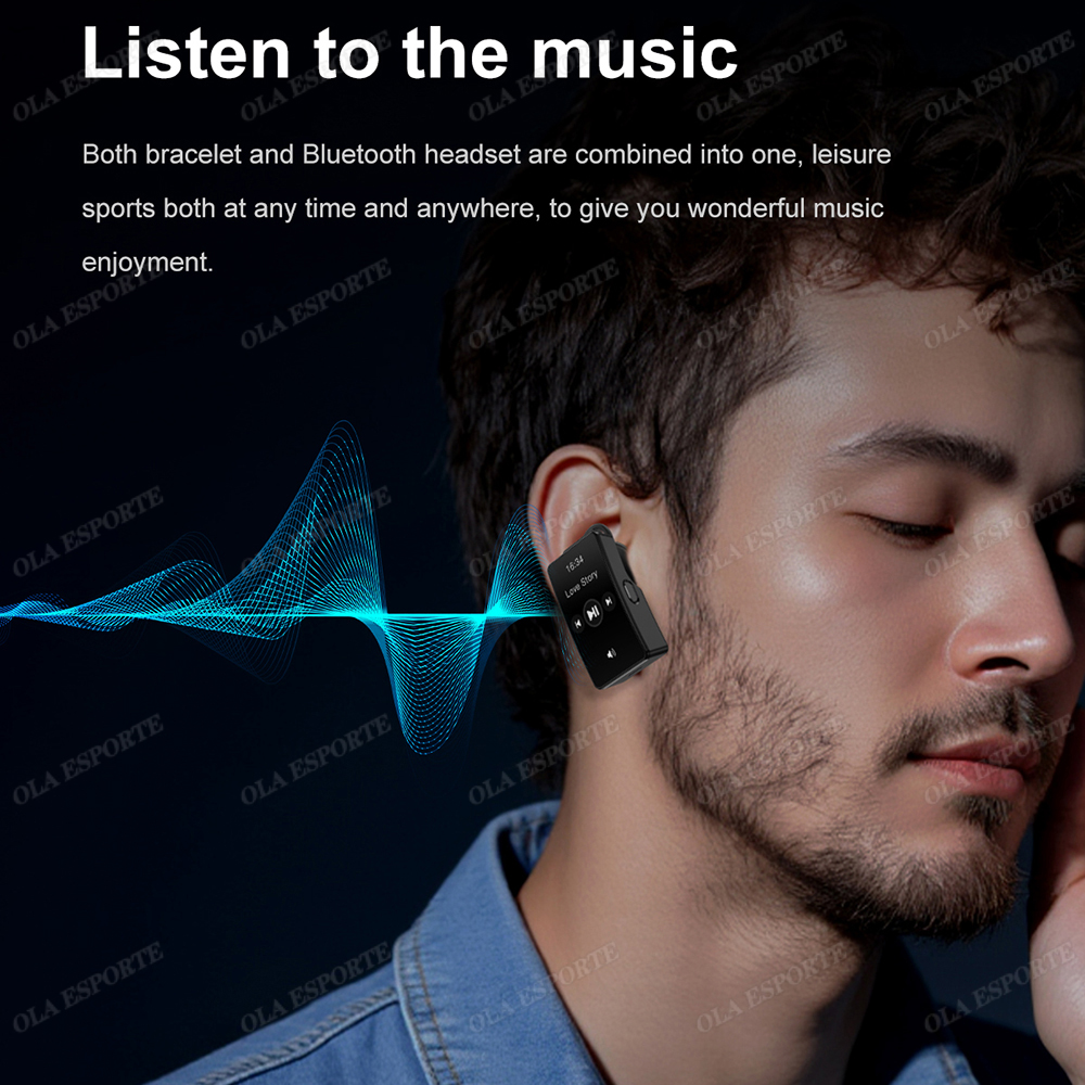2 in 1 Smart Watch Earphone Ca - Musical Instrument Japanese recension och pris