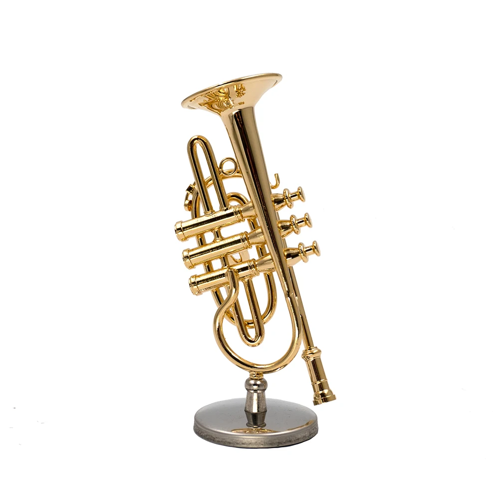 1Pcs Miniature Copper Cornet M - Musical Instrument Cornet recension och pris