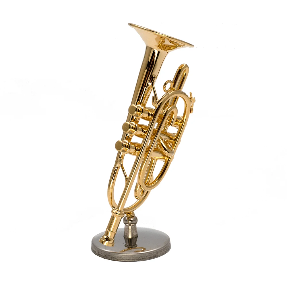 1Pcs Miniature Copper Cornet M - Musical Instrument Cornet recension och pris