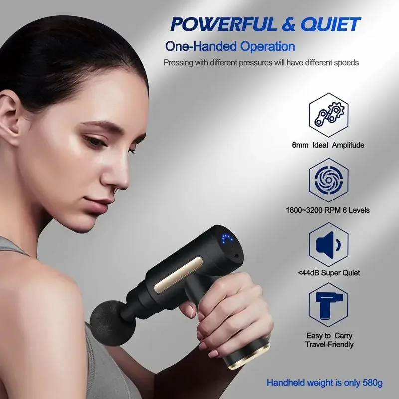Portable Fascial Massage Gun E - Vibraslap Percussion recension och pris