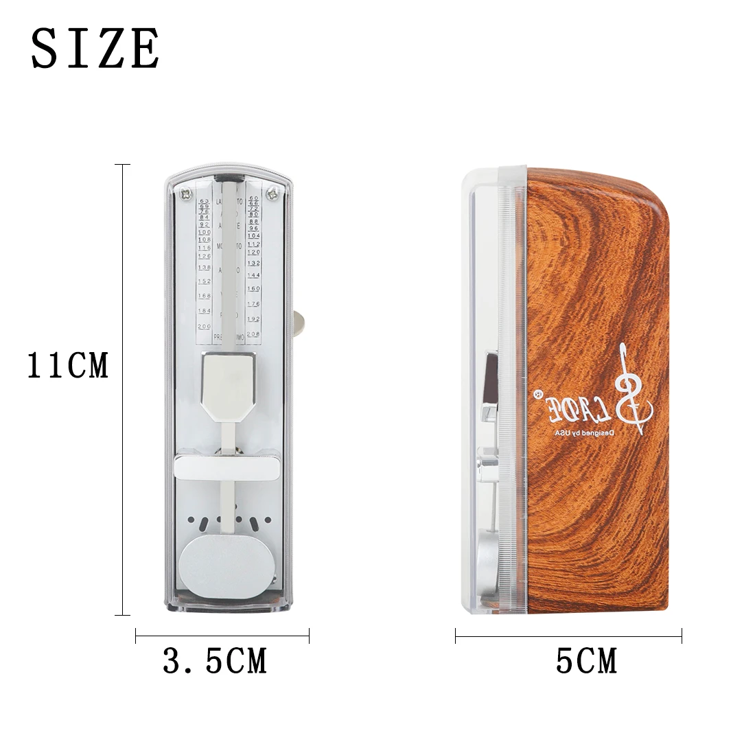 Mechanical Metronome Portable  - Musical Instrument Violin recension och pris