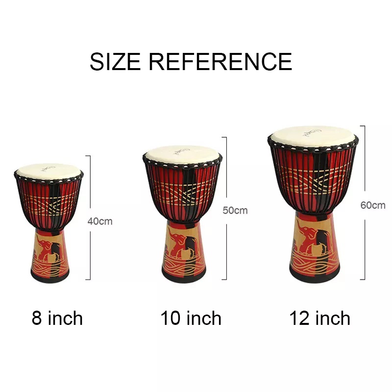 Adult Size12 Inch African Djem - Musical Instrument Logo recension och pris