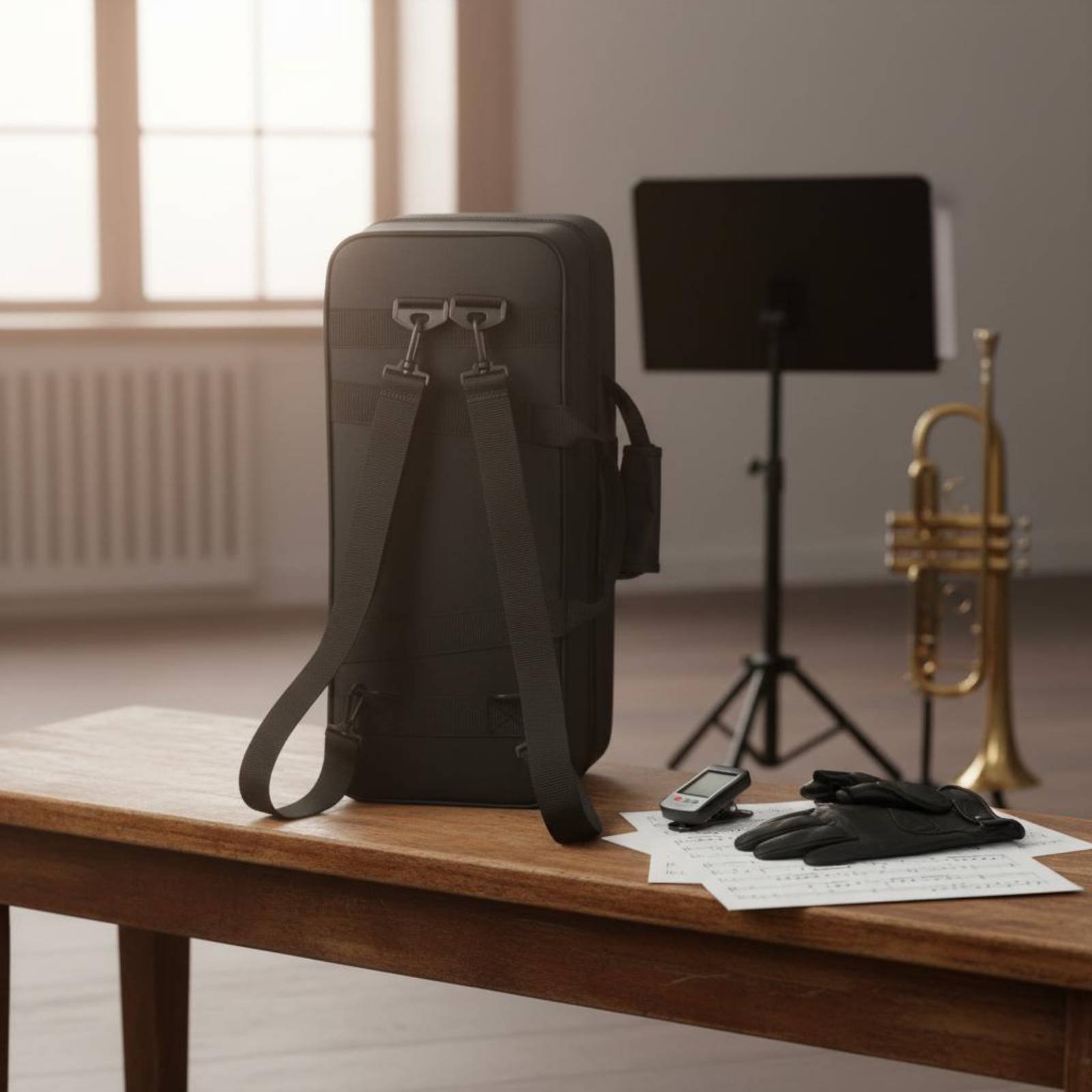 Black Trumpet Case Thickened P - Musical Instrument Bag recension och pris
