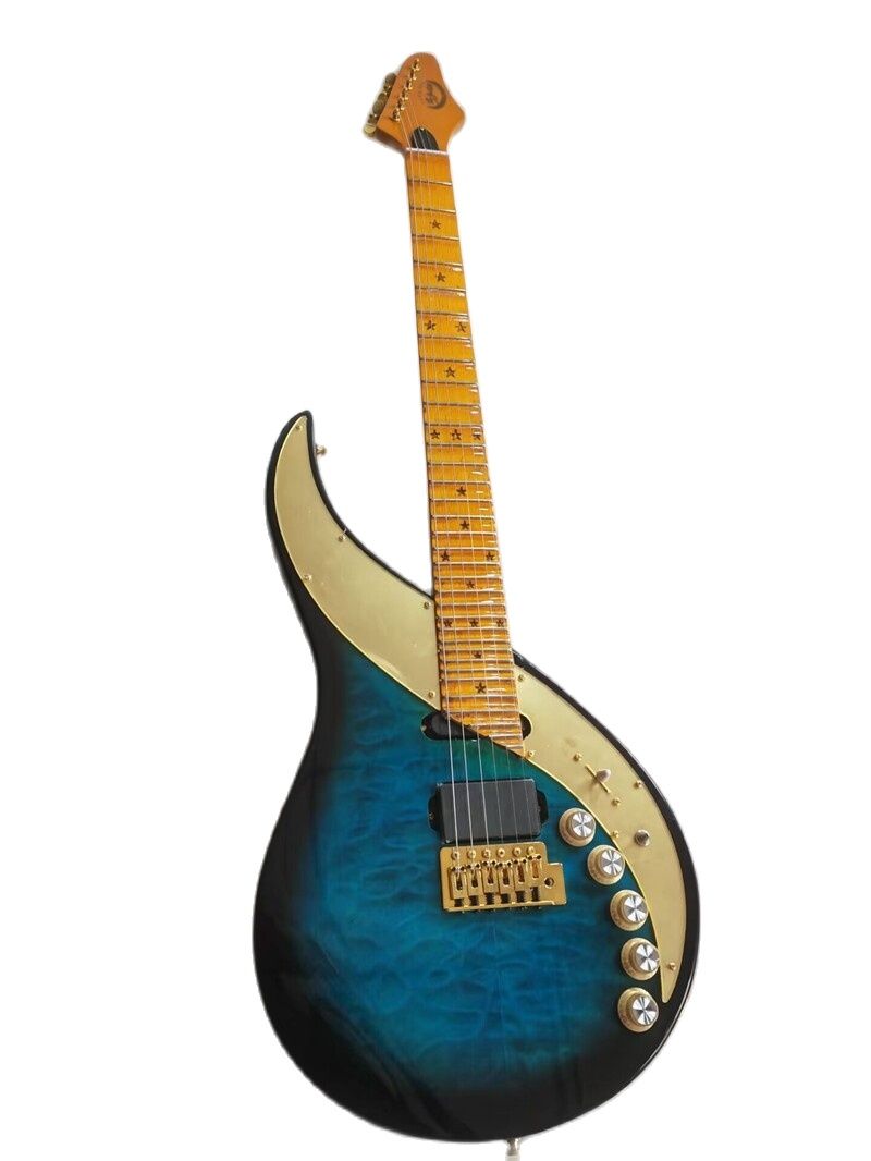 Maple Fretboard Star Inlays 29 - Musical Instrument Logo recension och pris