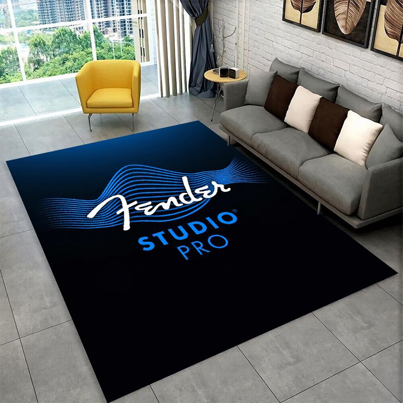 Retro Fender Guitar Logo Instr - Musical Instrument Logo recension och pris