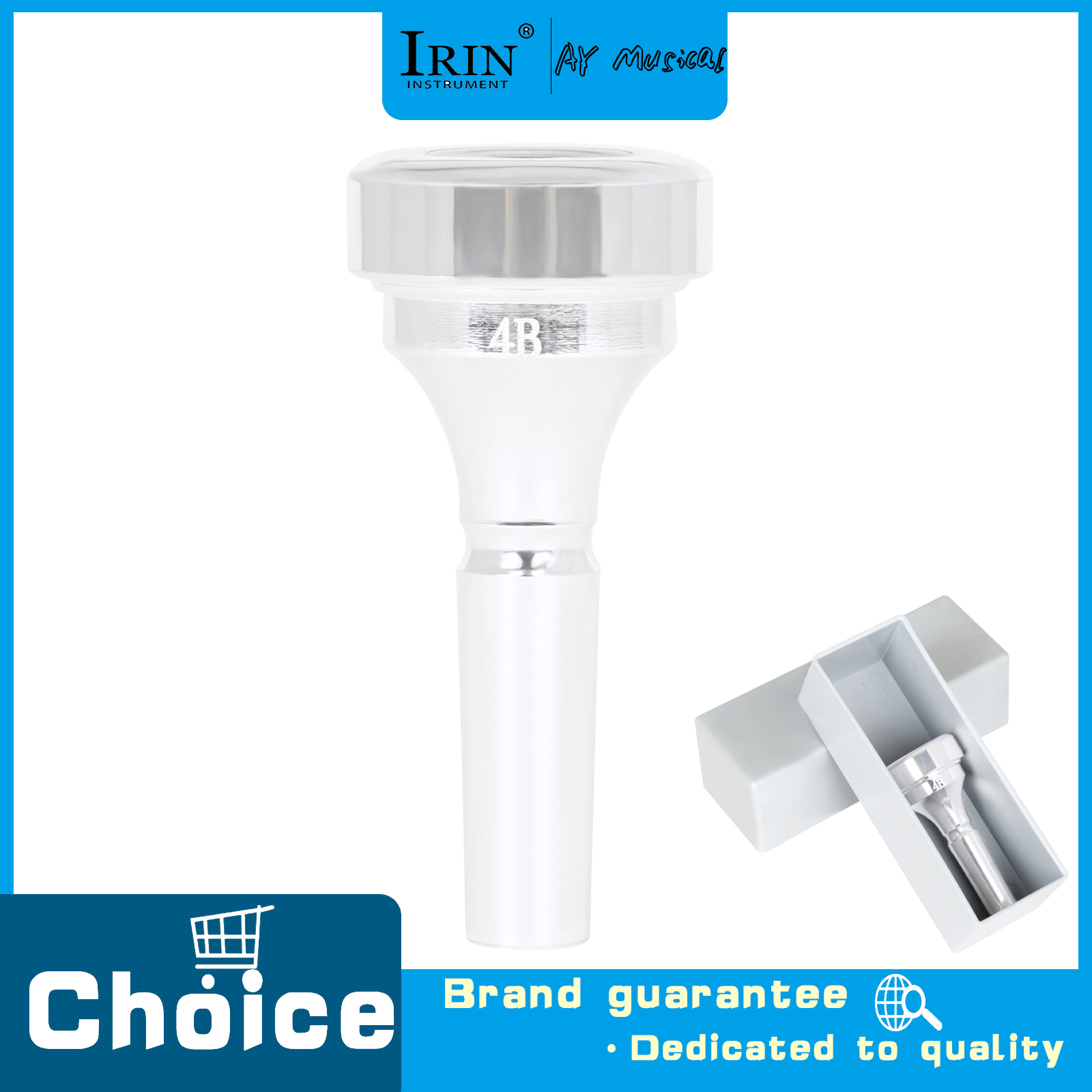 TR-17 Cornet Mouthpiece Brass  - Musical Instrument Cornet recension och pris